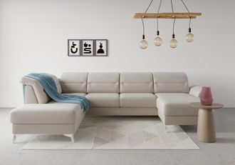 Sit&more Wohnlandschaft &raquo;Sinatra U-Form&laquo; optional mit Kopfteilverstellung und Armteilfunktion etc