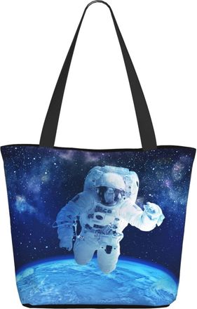 AOOEDM Astronauts Ladies Shopping Bag 13x11x7in.The Perfect ValentineS Day Gift.It Is The Best ValentineS Day Gift For Mom, Daughter, Wife,Etc