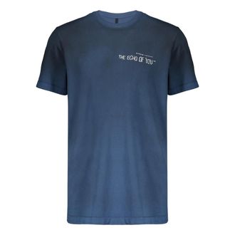 ISO.POETISM T-Shirts, male, Blue, Size: XL Logo Print T-shirt