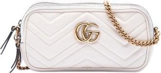 Gucci Pre-owned Gucci Mini GG Marmont Matelasse Calfskin Triple Zip Crossbody Ladies Z80QTL0K2JPCQM39