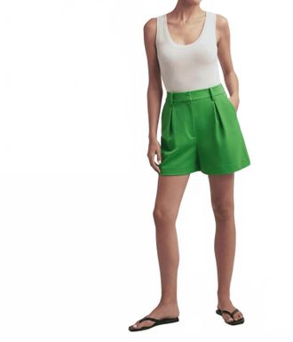 Favorite Daughter Favorite High Waist Short In Lime