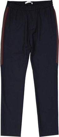 Givenchy Broeken - Heren - Sweatpants - Blauw - M - Wol - Broeken