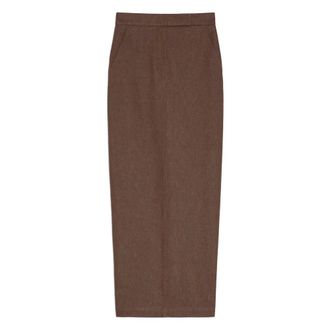 Max Mara Dames, Rokken, Bruin, Maat: XS Denim