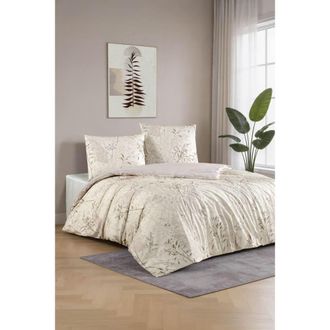 Blanc Avenue Juego de funda de edred&oacute;n 200x200 cm+ 2 FA 65x65 cm 100% algod&oacute;n