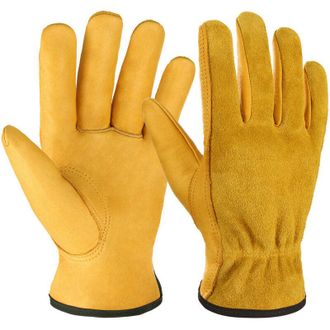 OEM Un Paio Di Guanti Da Giardinaggio Anti-spina, Robusti Guanti Da Giardinaggio Per Uomo E Donna, Traspiranti E Comodi, Guanti Da Giardinaggio In Pelle R