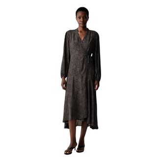 Marc O'Polo Abito a portafoglio svasato - - Dresses - Donna - Marrone - L