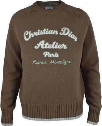 Dior Cd Atelier gebreide trui