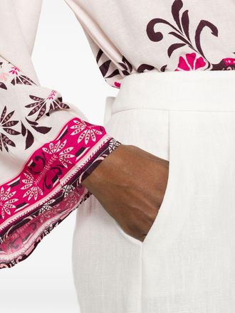 Via Masini 80 Womens Linen Trousers