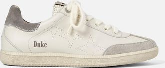 Duke + Dexter Duke + Dexter, Womens Plus Designer Duke Vintage Grey + White Sneaker - Womens, Size 3