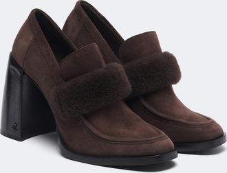 Jimmy Choo London Salones Tylor de ante con borrego
