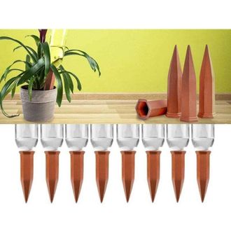 OEM Kit De Riego Por Goteo De 8 Piezas, Dispensador Autom&aacute;tico De Agua De Cer&aacute;mica Para Plantas, Para Uso En Interiores Y Exteriores - Crezuo