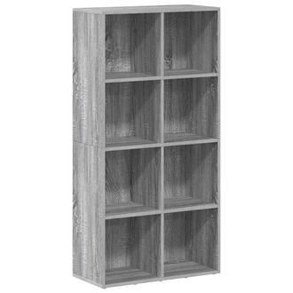 vidaXL Estanter&iacute;a/aparador Madera Contrachapada Gris 66x30x130 Cm Vidaxl
