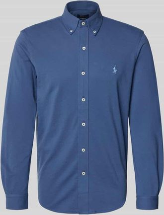 Polo Ralph Lauren Regular Fit Freizeithemd aus reiner Baumwolle in Dunkelblau, Gr&ouml;&szlig;e XXL