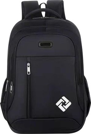 Generic Business Travel Laptop Backpack College Bag Outdoor Rucksack For Men And Student Womens Leather Backpack Purse (Black, One Size)