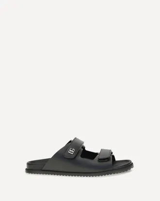 Dolce & Gabbana Calfskin leather Sandals Male 43