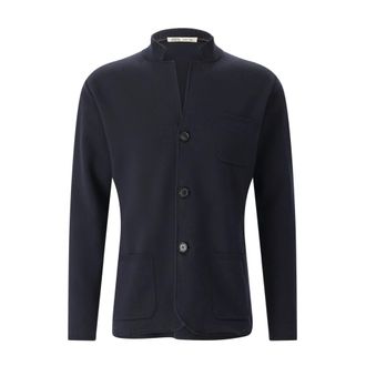 Maurizio Baldassari Cardigans, male, Blue, Size: 3XL Cardigans