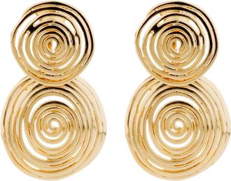 Gas Bijoux Wave Earrings - Dames - Oorbellen - Geel - ONE Size - Accessoires