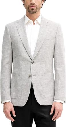 HUGO BOSS H-Hutson-2PP-253 Blazer - Heren - Blazers - Grijs - XL - Katoen - Jassen