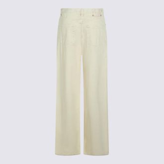 Golden Goose Womens Jeans Yellow _100 % Co