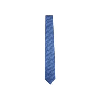 Ferragamo Ties, male, Blue, Size: ONE SIZE Trofeo Silk Tie