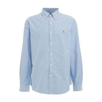 Polo Ralph Lauren Blauw Oxford Overhemd voor Mannen - Heren - Casual Overhemden - Blauw - M - Overhemden