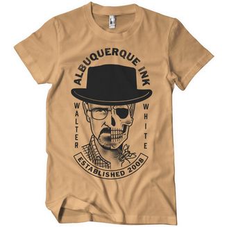 Breaking Bad Officially Licensed Albuquerque Ink Mens T-Shirt (OldGold), Medium