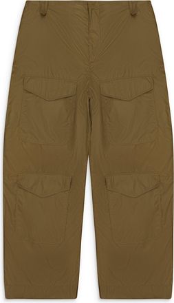 Simone Rocha GREEN MULTI POCKET TECH NYLON CARGO TROUSERS