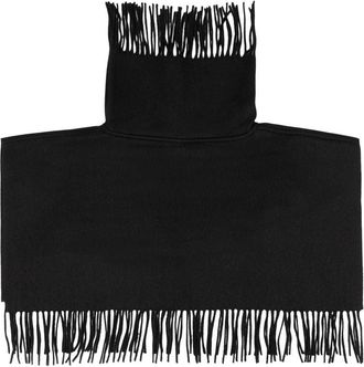 By Malene Birger Womens Turtla Scarf - By Malene Birger Wool Black Accessories