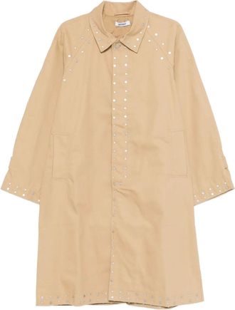Gimaguas studded coat - Neutrals