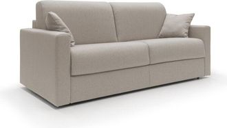 Divani.Store Chris Sof&aacute; Cama Convertible En Tejido Impermeable 206 Cm (mat. 160x197) Crema