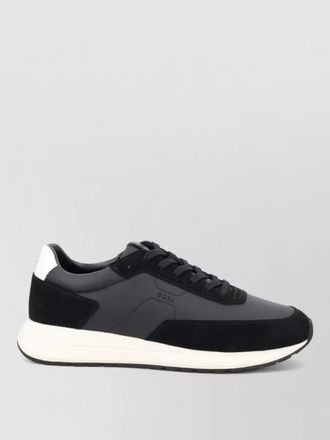 HUGO BOSS vinston sneakers round toe contrast sole