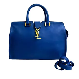 Saint Laurent Pre-owned Saint Laurent Small Leather Monogram Downtown Cabas Satchel Ladies HIMMHDIWT7EIAZGB