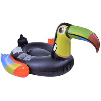 Trade Shop Trade Shop - Gonfiabile Forma Di Tucano Materasso Galleggiante Piscina Spiaggia 128x104x60cm 016142