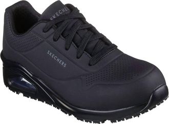 Skechers Womens Uno Sr Deloney Shoes In Black