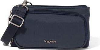 Baggallini Securtex Anti-Theft Mini Wallet Crossbody in French Navy at Nordstrom