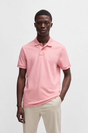Boss Orange by Hugo Boss Poloshirt BOSS ORANGE Passenger, Herren, Gr. L, rosa (open pink694), Jersey, Obermaterial: 95% Baumwolle, 5% Elasthan, unifarben, Basic h&uuml;ftbedeckend,