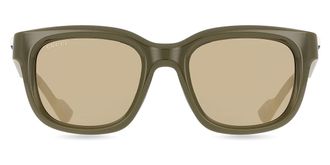 Gucci GG1621SA Asian Fit 003 Mens Sunglasses Green Size 53 - Free RX Lenses - Free RX Lenses