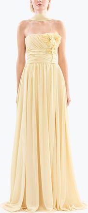 Saiid Kobeisy Long Gathered Dress