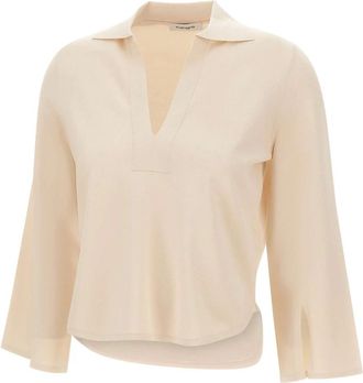 KANGRA T-shirts and Polos - Dames - Blouses - Beige - S - Overhemden