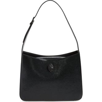 Kurt Geiger Leather Hobo Bag in Black at Nordstrom Rack