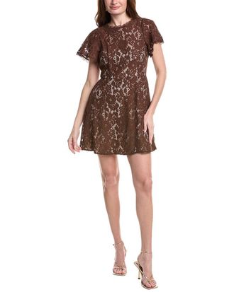 Adrianna Papell Lace Mini Dress