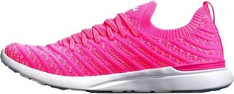 Athletic Propulsion Labs Womens Techloom Wave Shoes In Fusion Pink/neon Peach/white