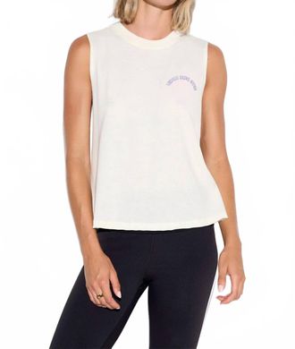 Spiritual Gangster Grows Within Vibe Tank Top In White