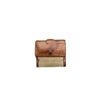 Gucci Pre-owned Interlocking Wallet - Heren - Vintage Accessoires - Beige - ONE Size - Leer - Vintage
