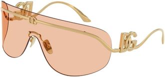 Dolce & Gabbana DG2320 02/73 Womens Sunglasses Gold Size 140