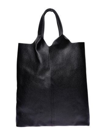 Anna Luchini Zwart Rundleer Tas