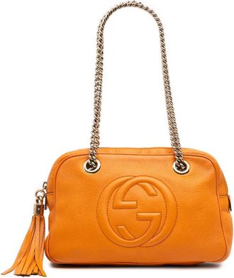Gucci Pre-owned Gucci Leather Soho Chain Zip Shoulder Bag Ladies 308983 520981