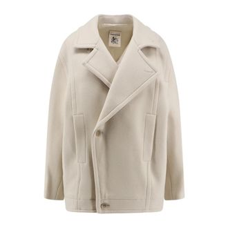 Semicouture Dames, Mantels, Beige, Maat: XS Wol