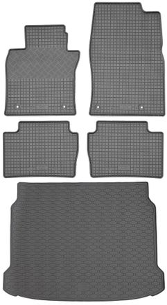 OEM Mazda 3 Iv (bp) Hatchback Desde 03.2019 Set - Alfombrillas De Goma Para Coche + Alfombrilla Para Maletero