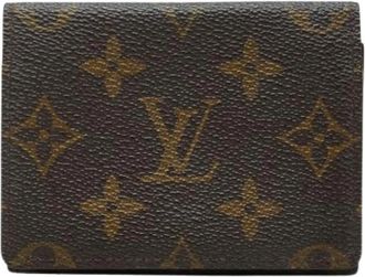 Louis Vuitton Pre-owned Business Card Case - Dames - Vintage Accessoires - Bruin - ONE Size - Vintage